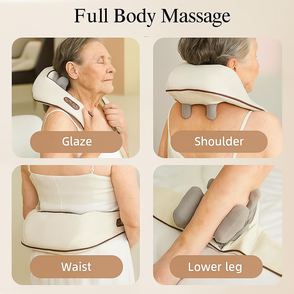 BodyFlowFix Shiatsu Neck and Shoulder Massager Gift For Mom Mom & Father