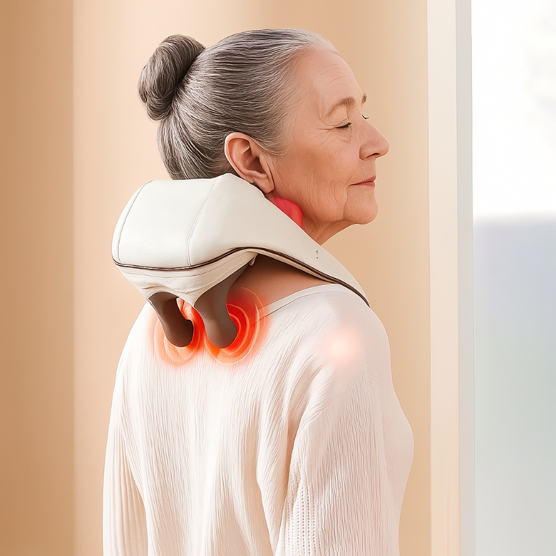 BodyFlowFix Shiatsu Neck and Shoulder Massager Gift For Mom Mom & Father