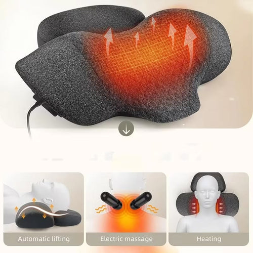Bodyflowfix 3-in-1 Cordless Heated  Neck Massager Pillow